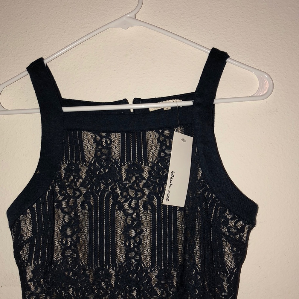 Navy blue professional dress